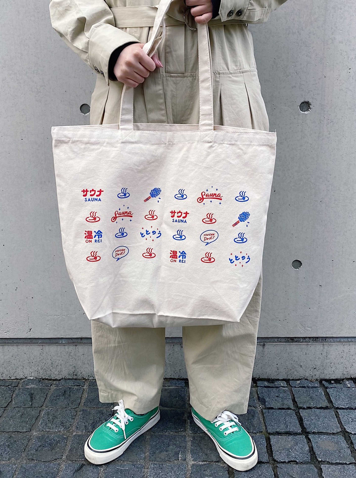 【WHW! ×Tabio】Saunaコットンバッグ
