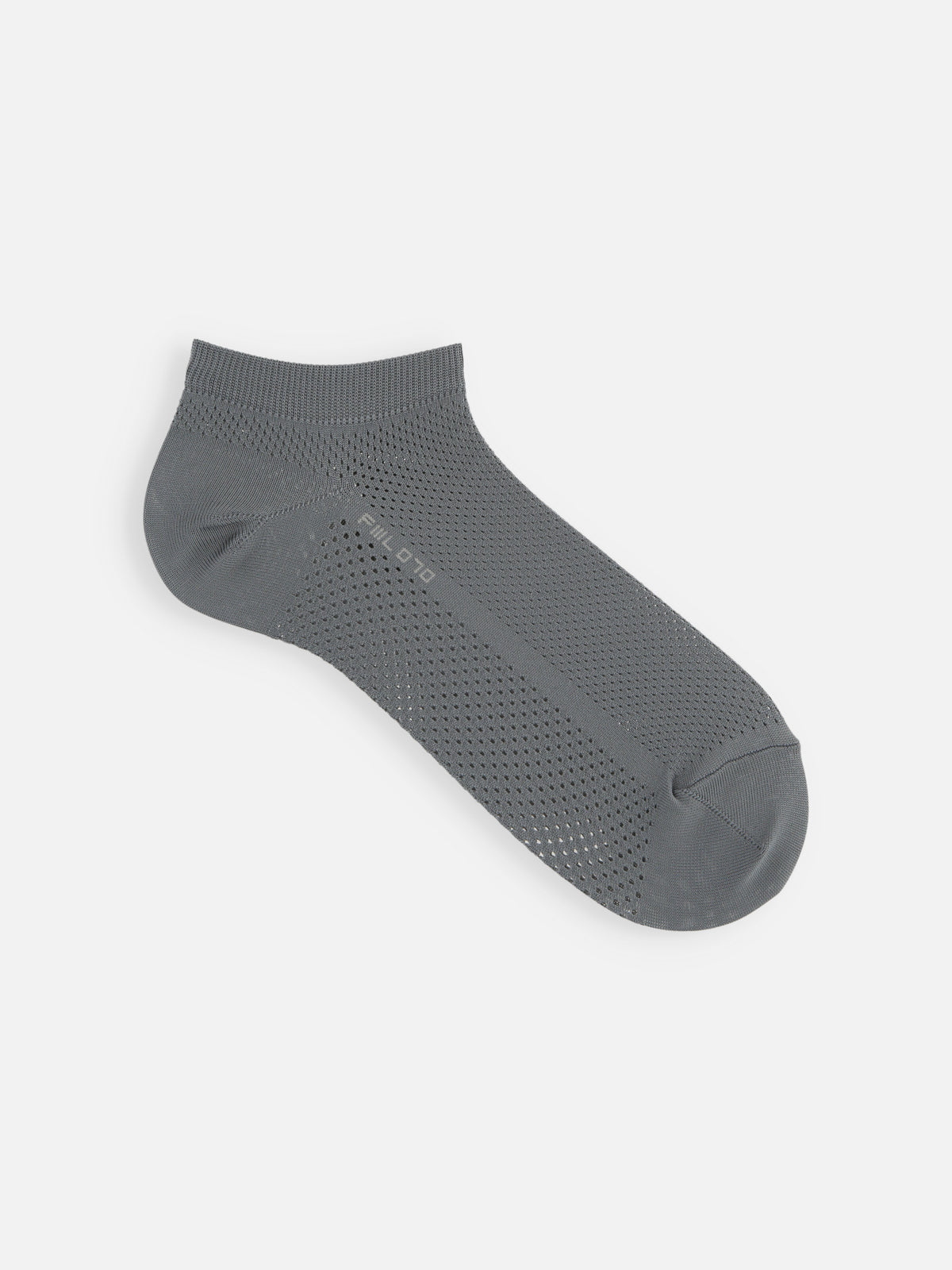 【Tabio MEN】軽い・涼しい・吸水・速乾 足裏までメッシュスニーカー丈 | FULL MESH - グレー