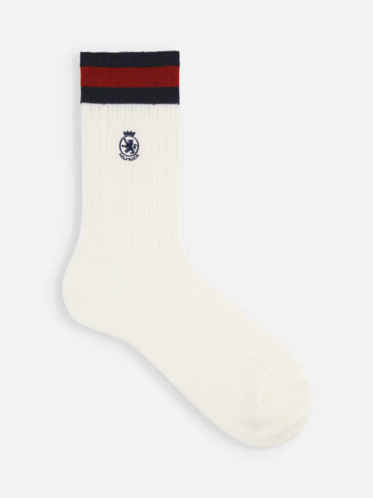 【MEN】TOMMY HILFIGER チルデンニットエンブレムソックス