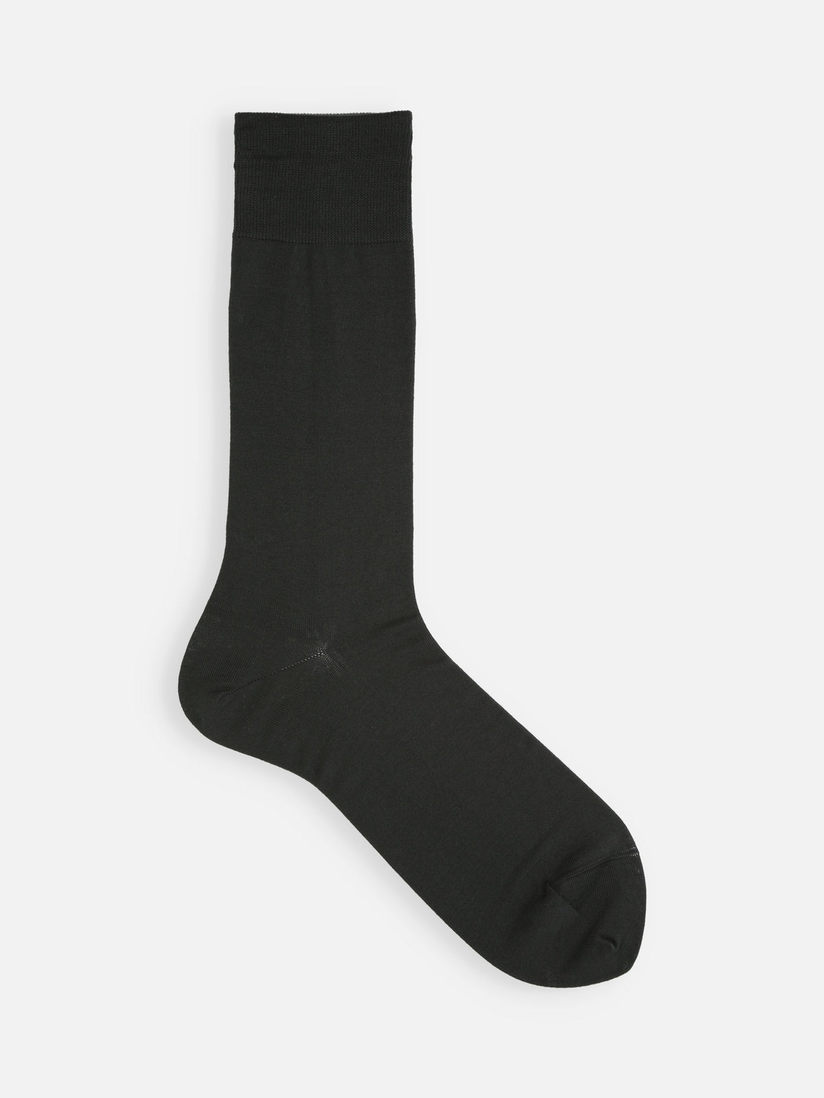 【Tabio MEN】【定番】ピマコットンブレンド無地ソックス(23.0～25.0cm) - チャコール