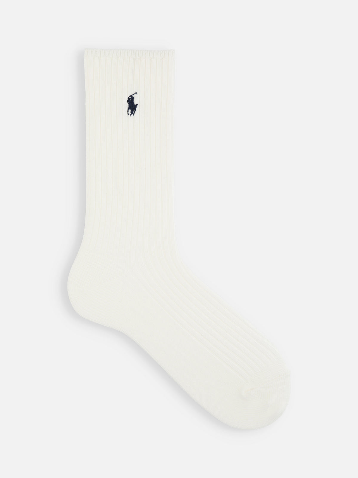 【MEN】POLO クラシックリブレギュラー丈ソックス - オフホワイト