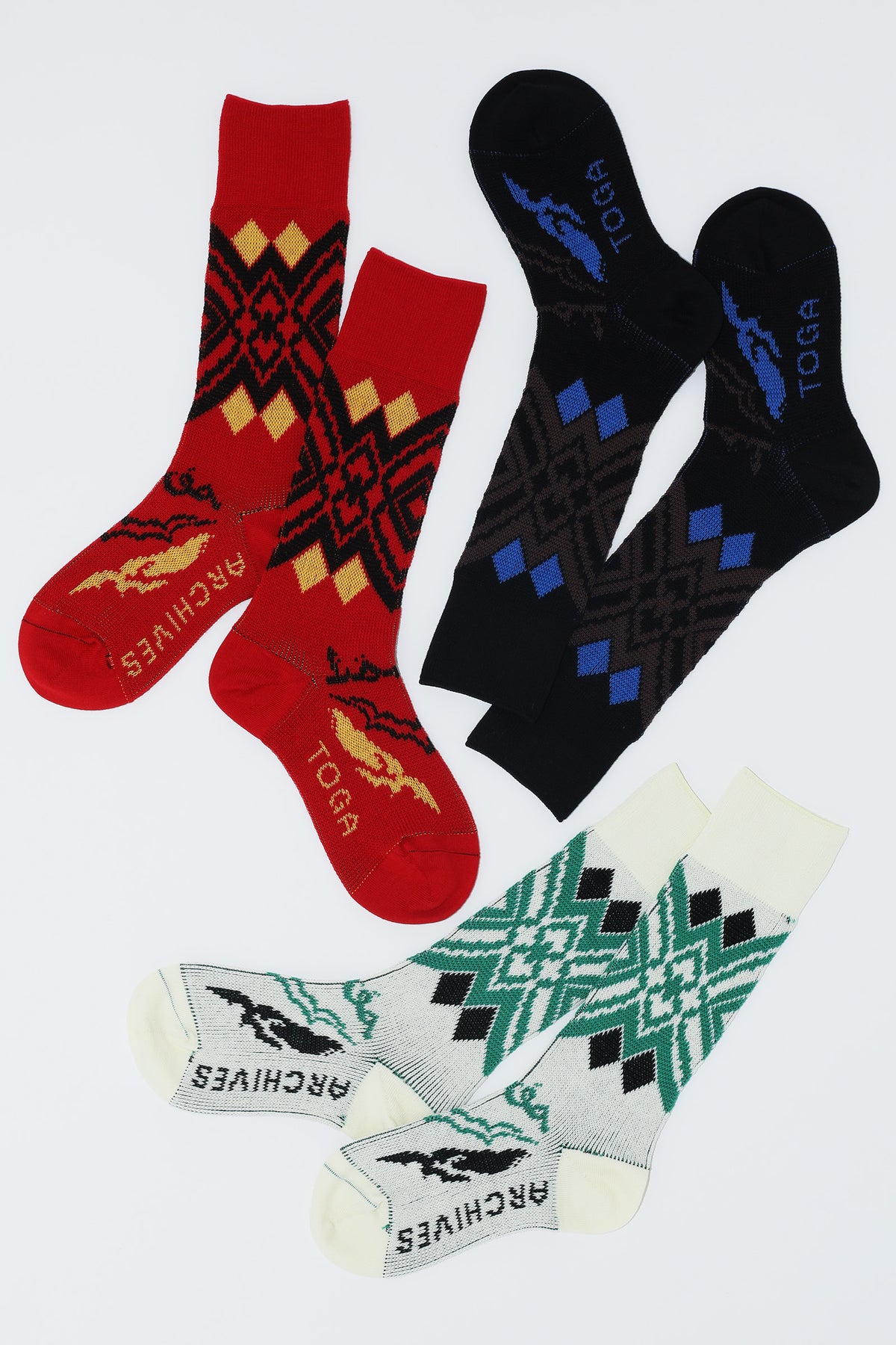 TOGA Jacquard socks（22.5～24.5cm）
