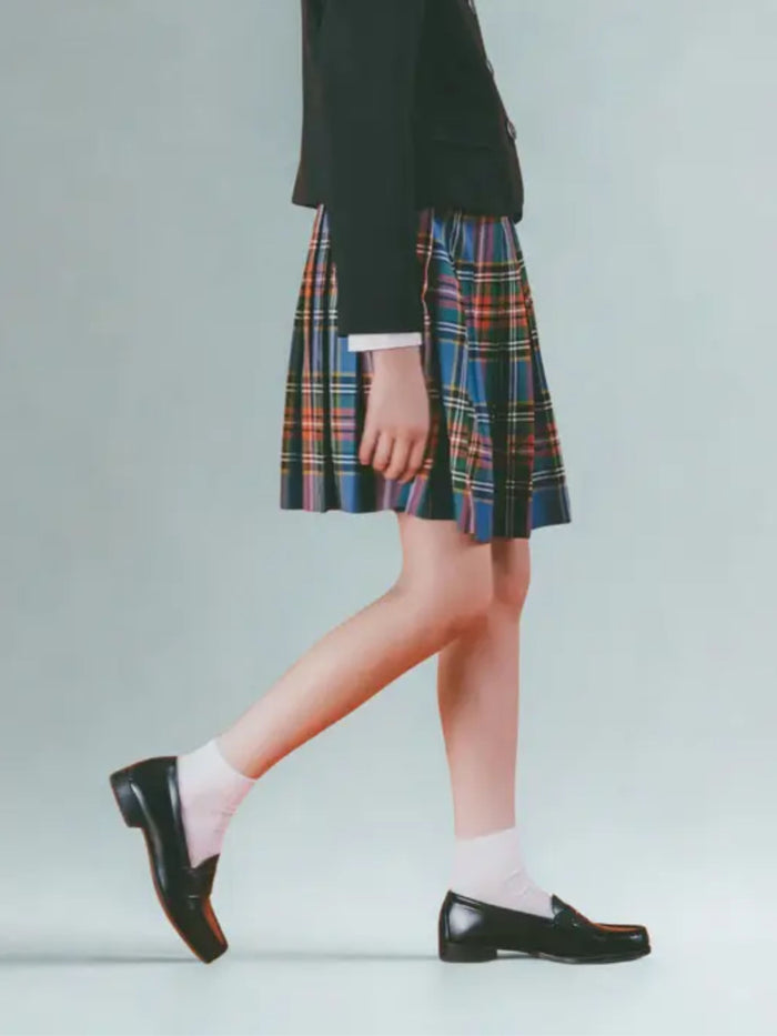 キッズ 表糸綿100％で毛玉が出来にくいショートソックス / 16-18cm