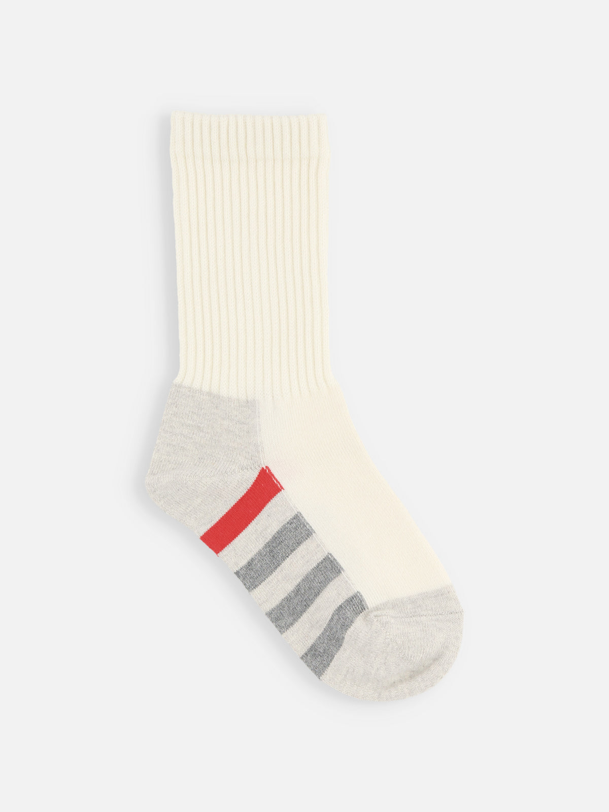 【キッズ】足底の汚れが目立たないソックス / 16-18cm - キナリ＋アカ