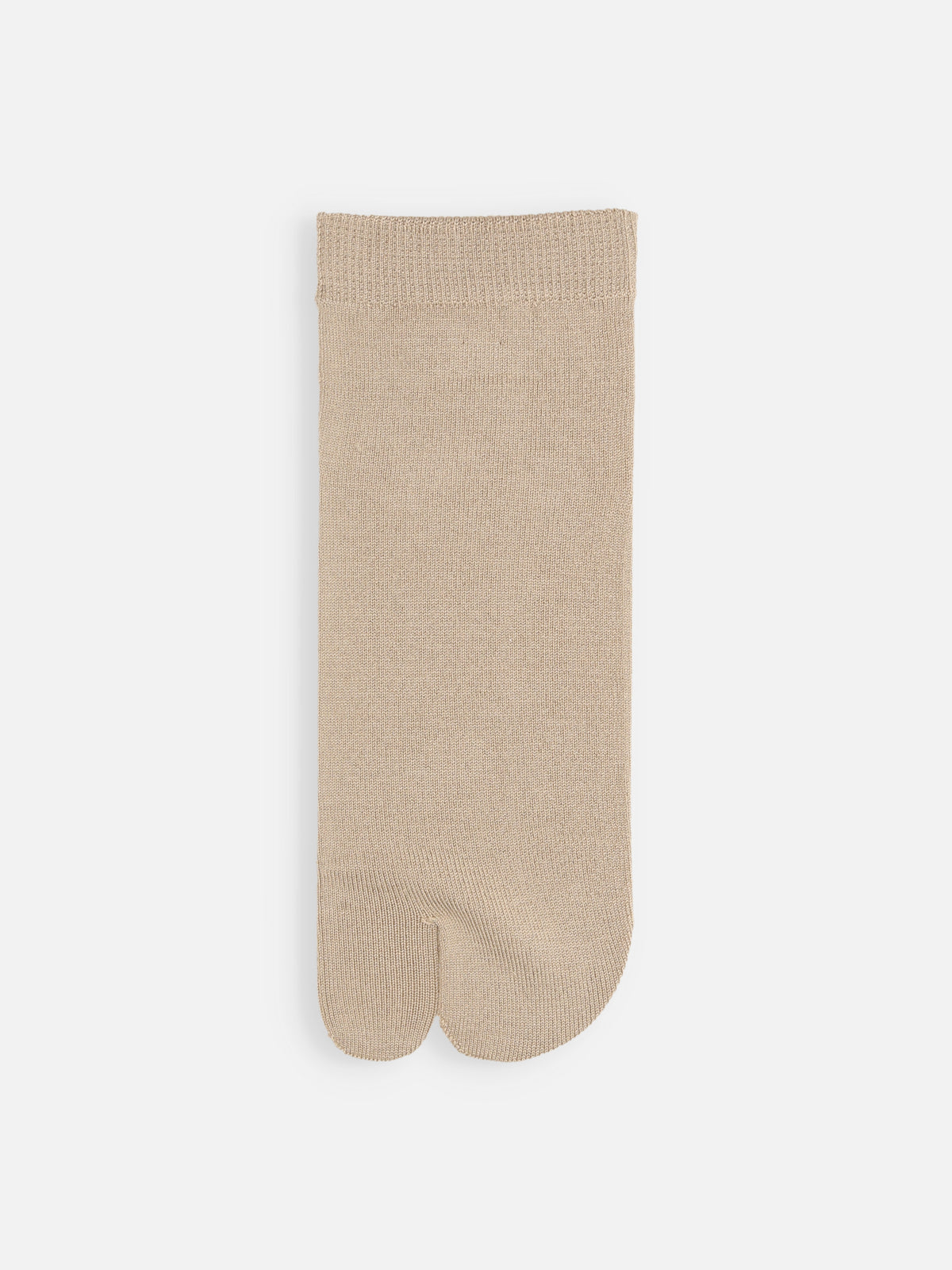 【絹肌Labo】シルク混 足袋ショートソックス / 24.0-26.0cm - ダルベージュ