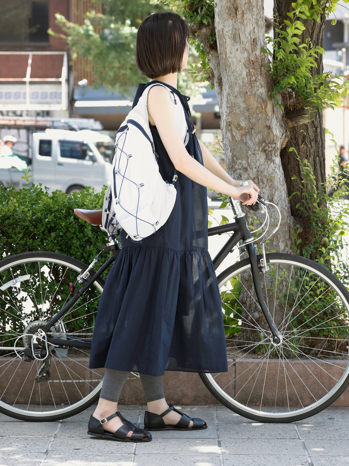 【WEB・一部店舗限定】極薄綿混COOLレギンス10分丈