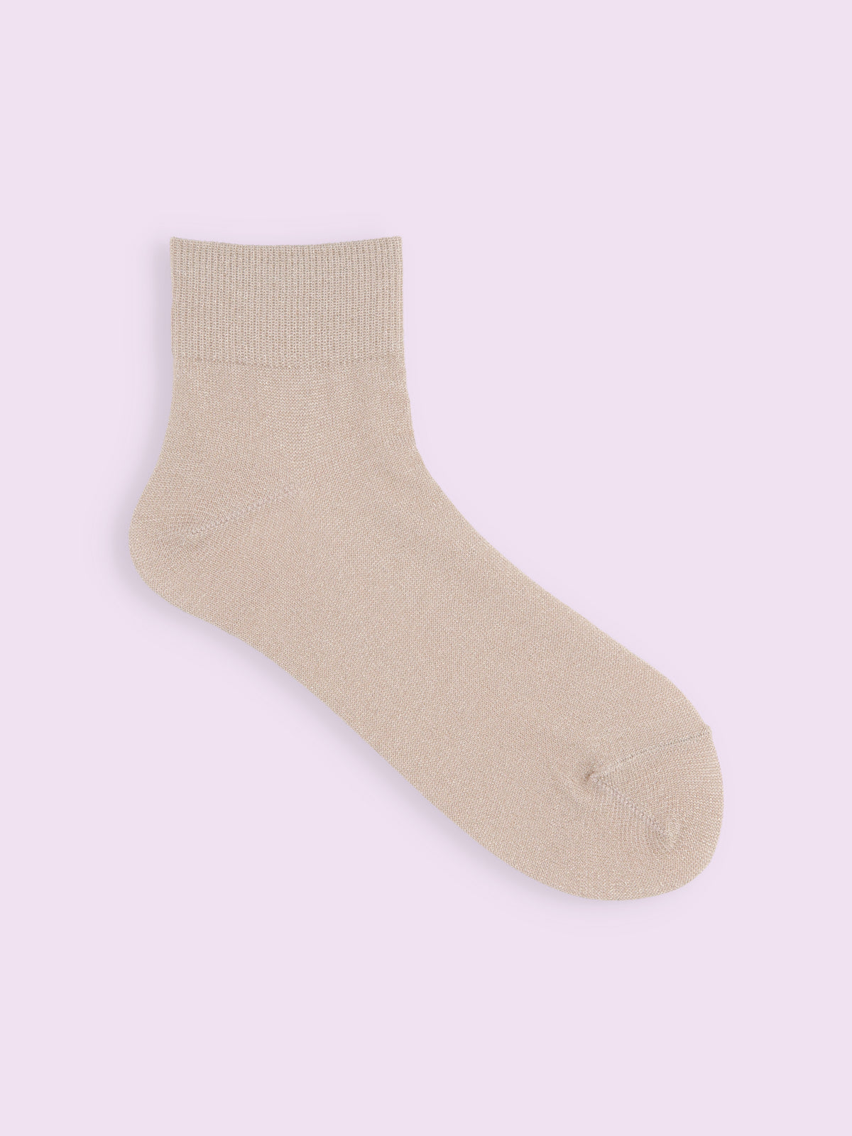【3足1,485円】ソフトラメショートソックス - ピンク