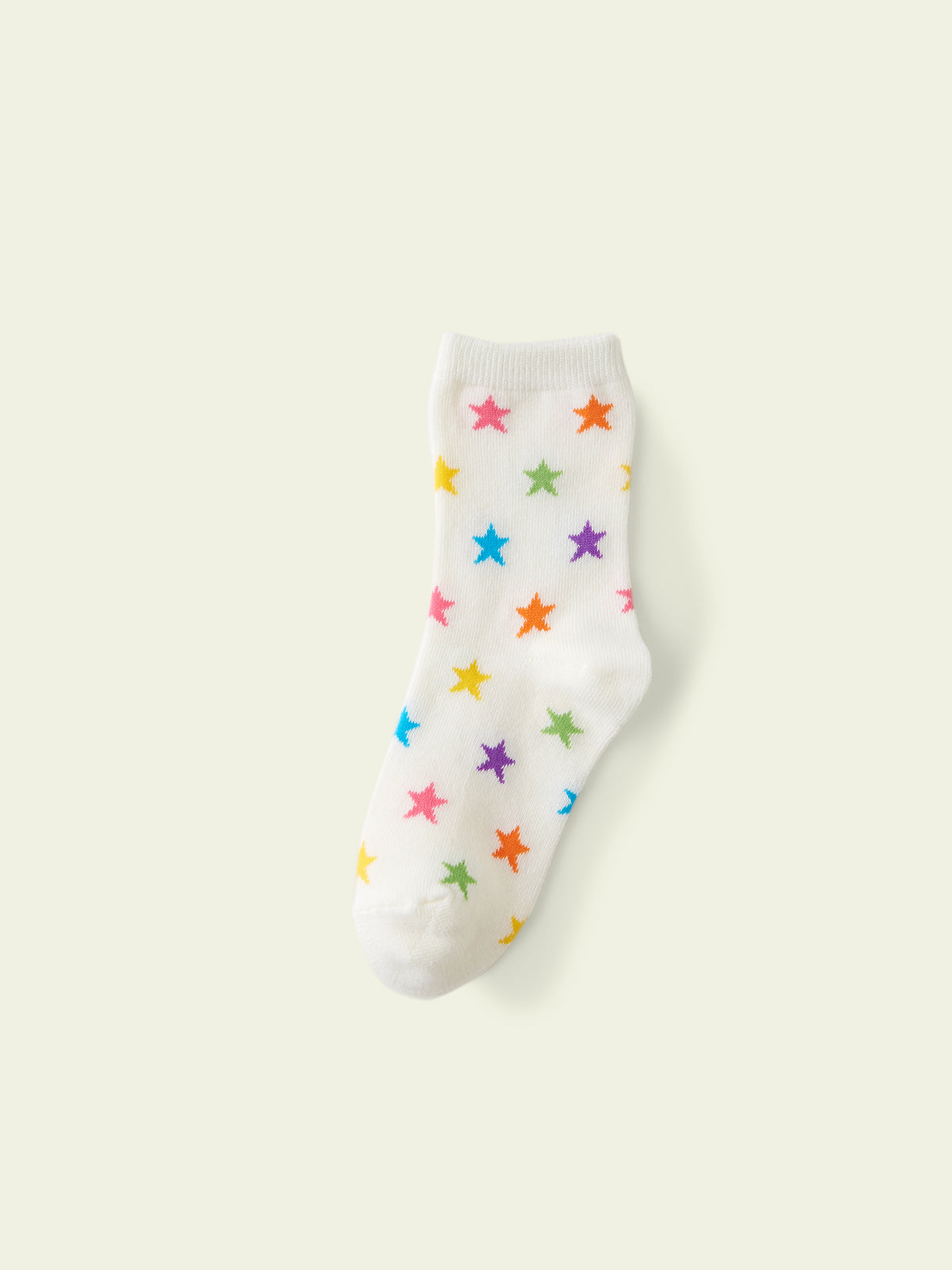 【3足1,485円】キッズ ライン星柄ソックス / 19-21cm