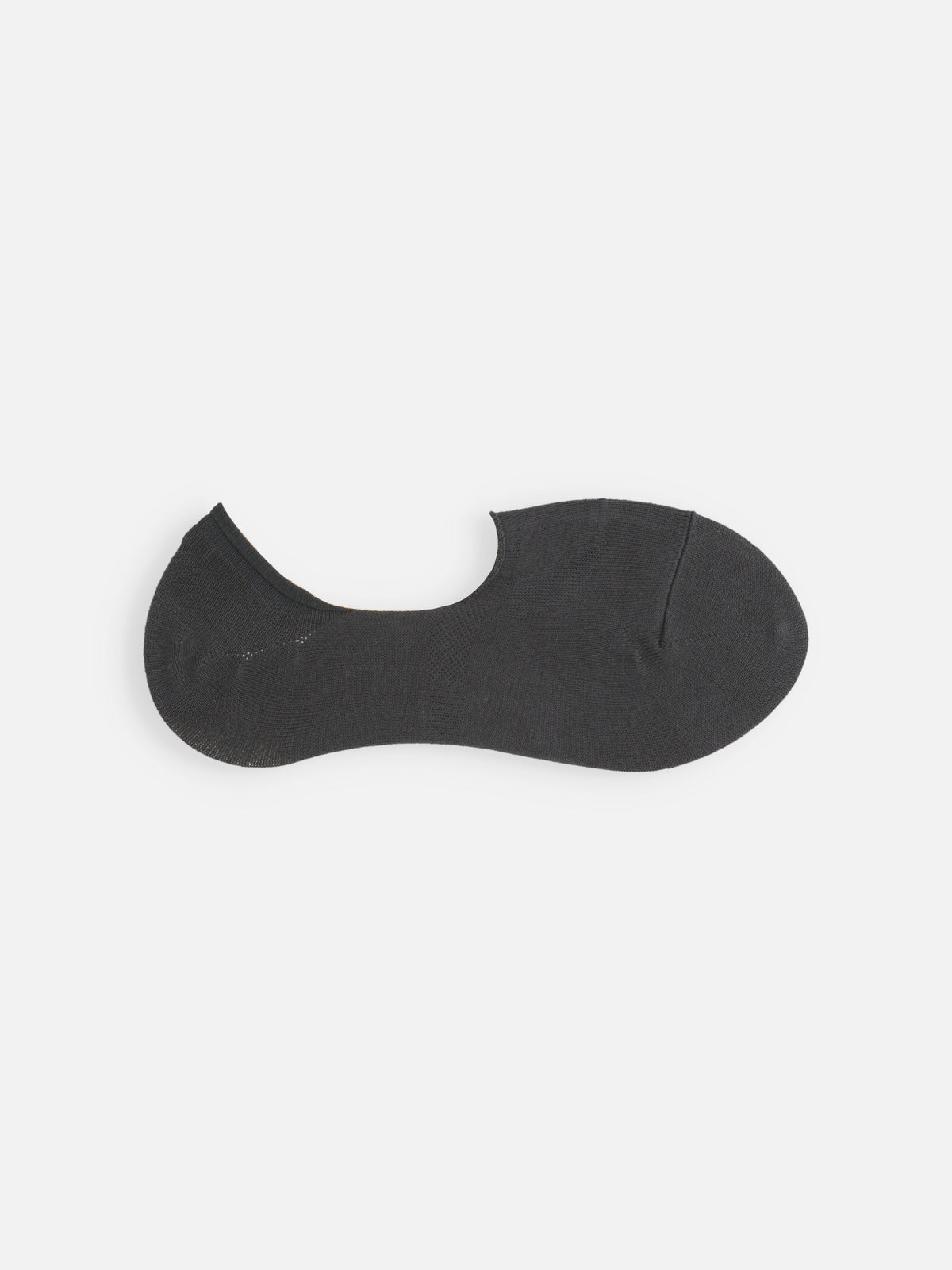 【Tabio MEN】GOODFOOT/脱げにくいカバーソックス(27.0～29.0cm) - ダークグレーモク