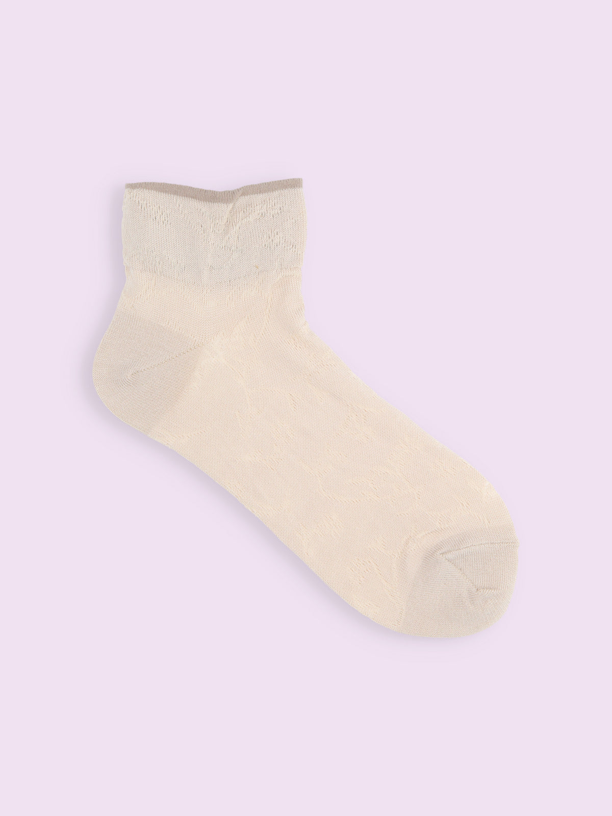 【3足1,485円】フリル花柄ショートソックス