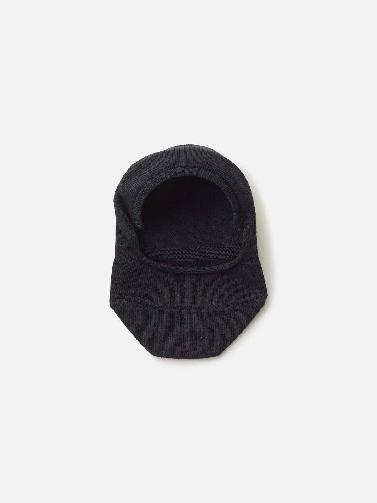 【キッズ】無縫製無地カバーソックス 滑止め付き / 13-15cm - クロ