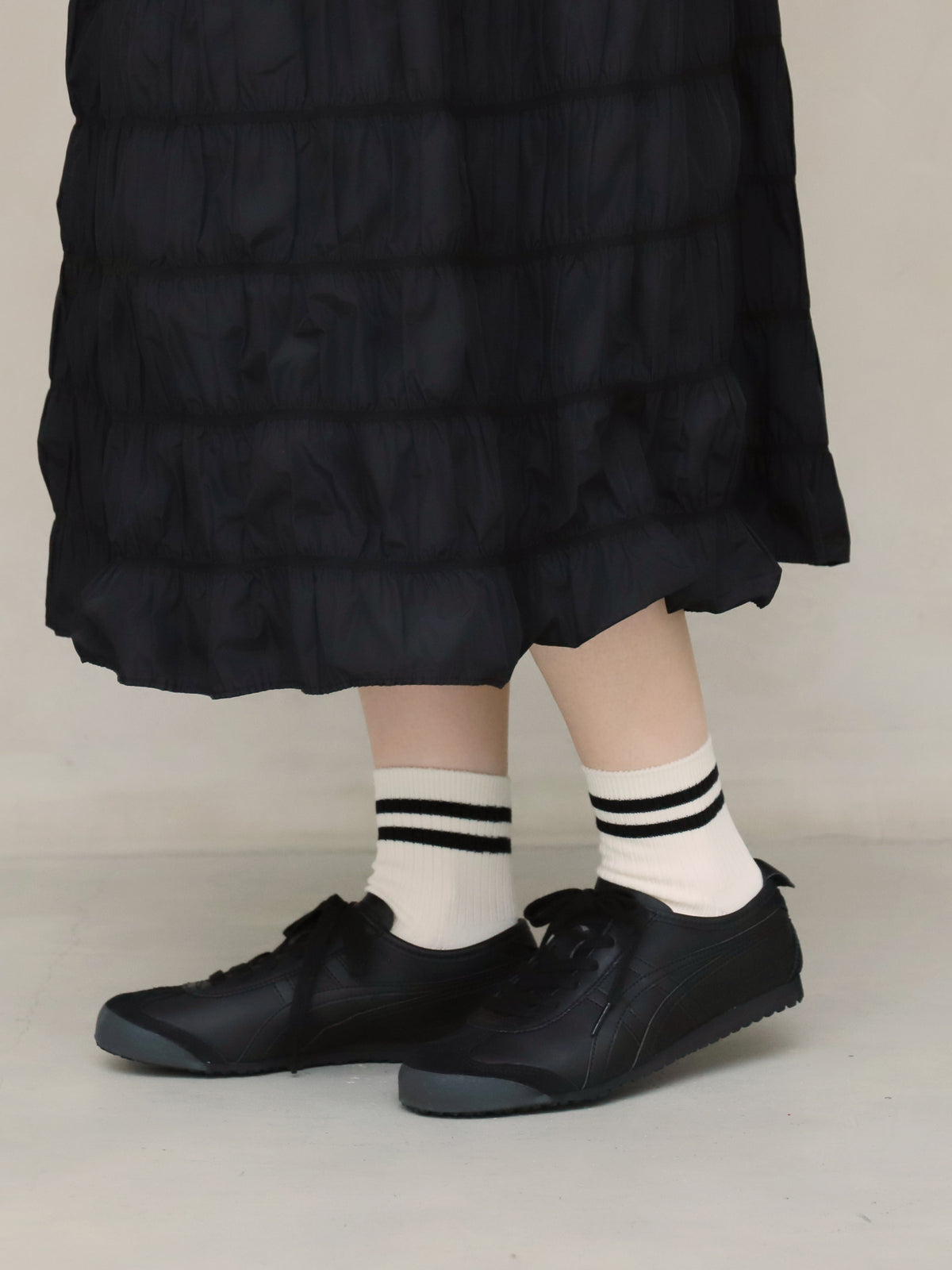 【迷ったらコレ】2本ライン3×1リブショートソックス