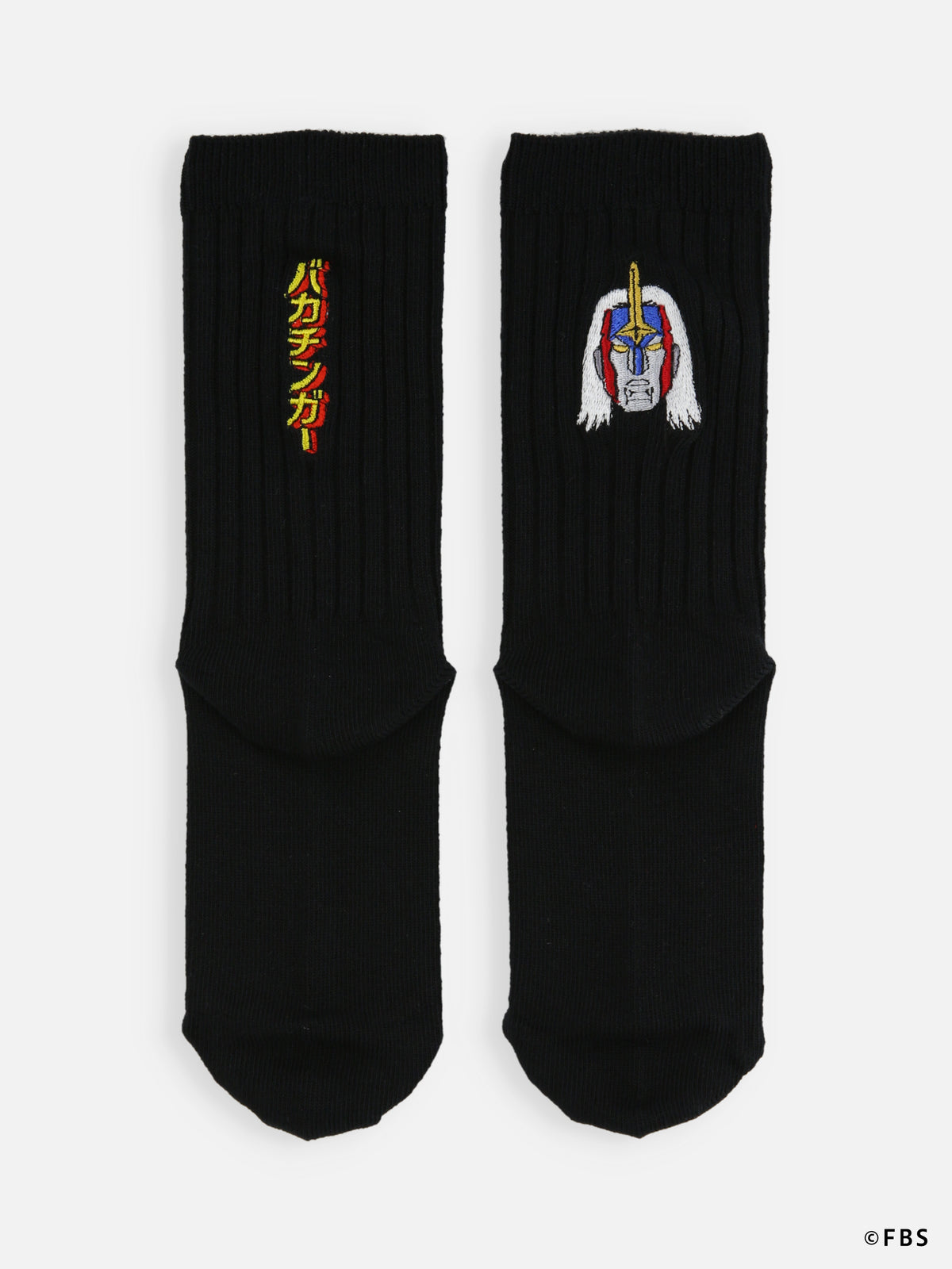 【キッズ】バカチンガーソックス / 19-21cm - クロ×バカチンガー