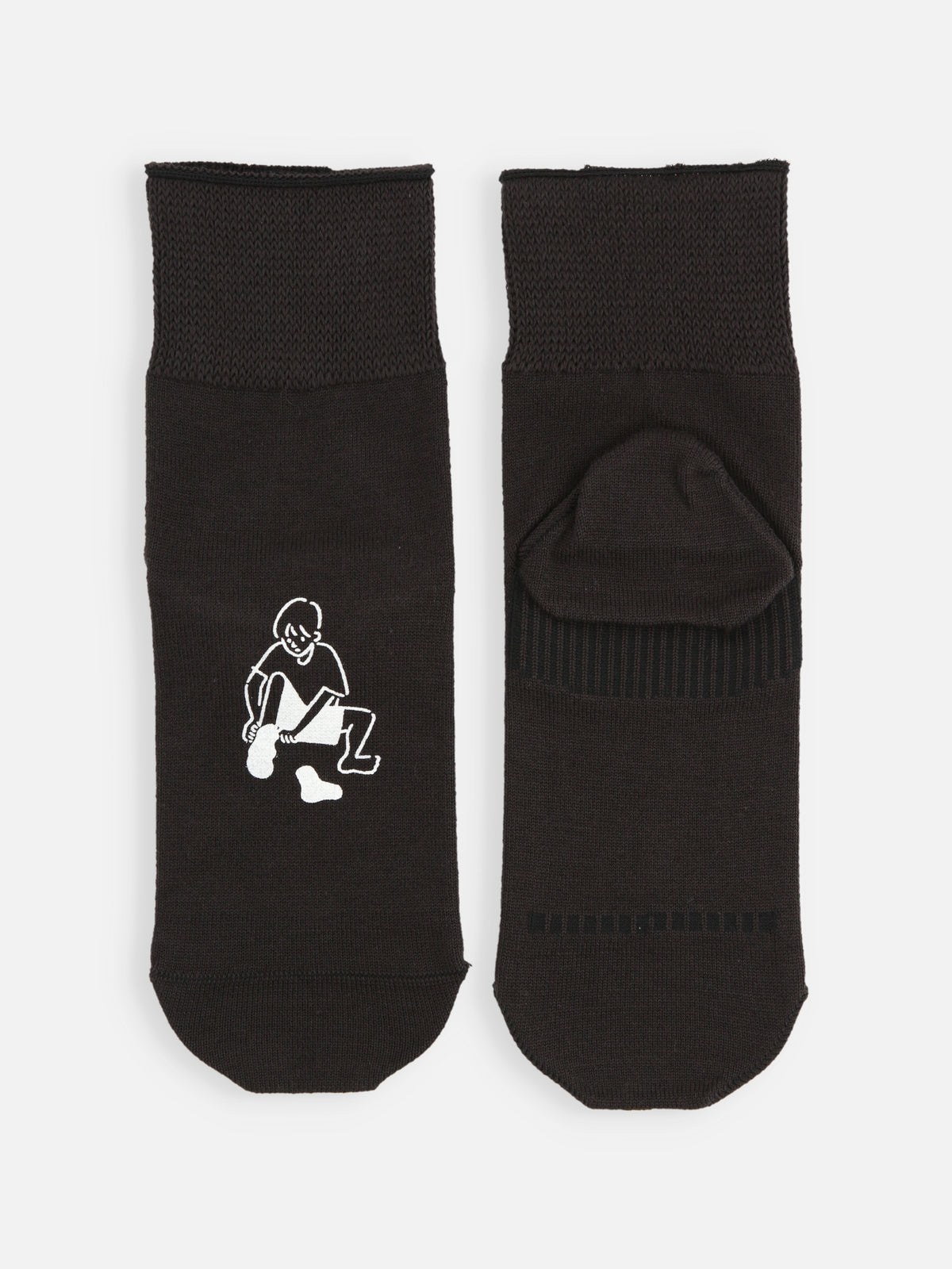 【長場雄×NAIGAI×Tabio】 SOCK SUNみんなのくつした / 22-24cm - スミクロ