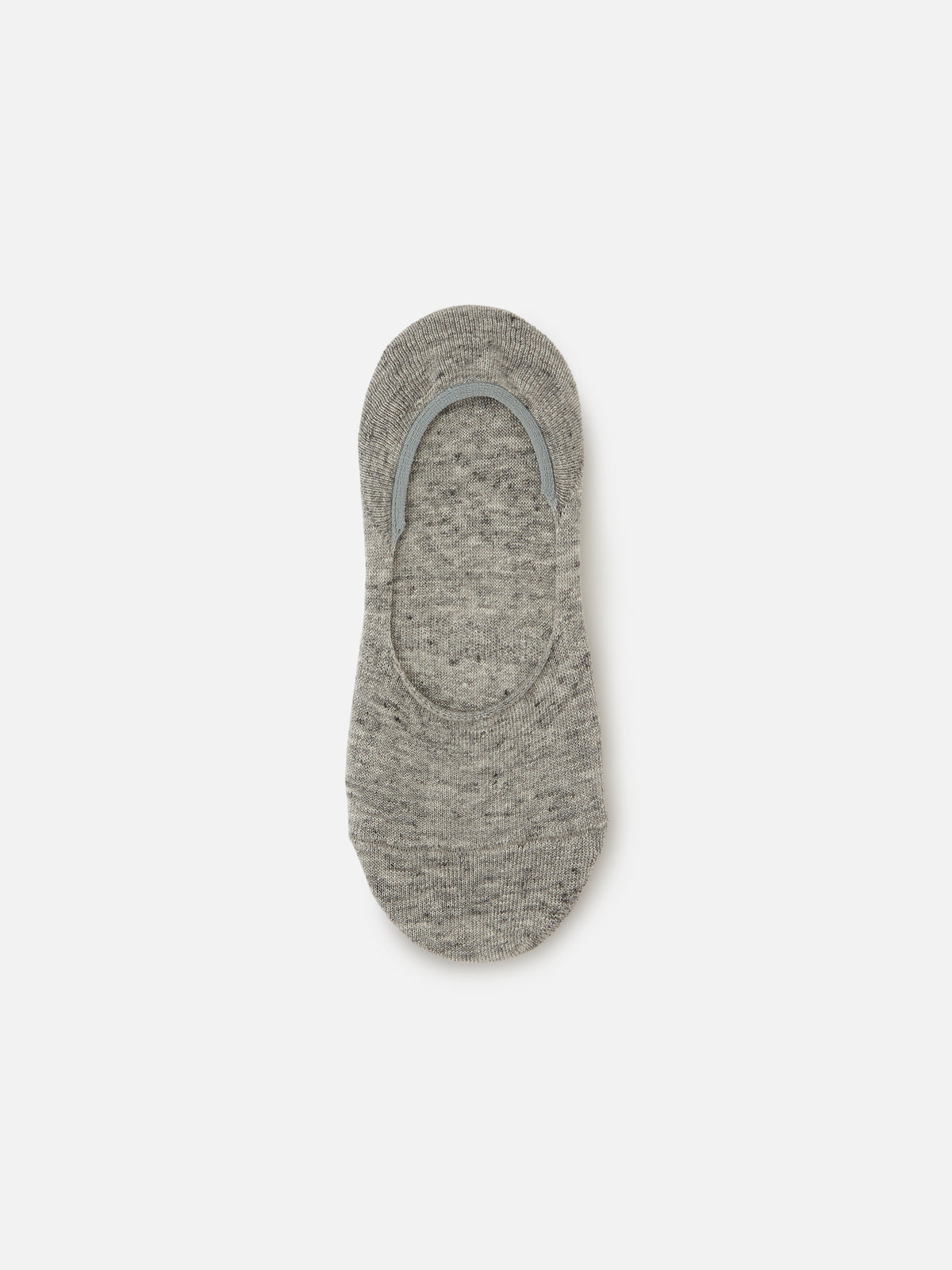 【キッズ】無縫製無地カバーソックス 滑止め付き / 16-18cm - アラビキグレーモク