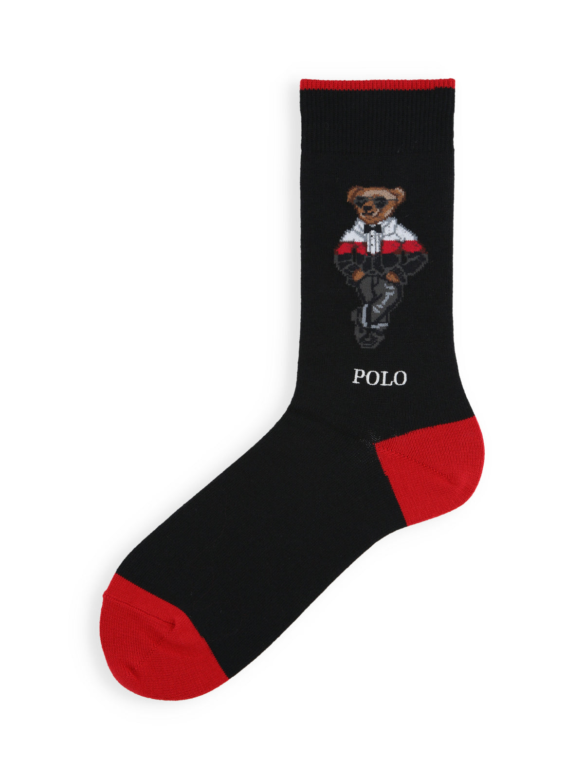 【MEN】POLO ウィンターベアソックス - クロ