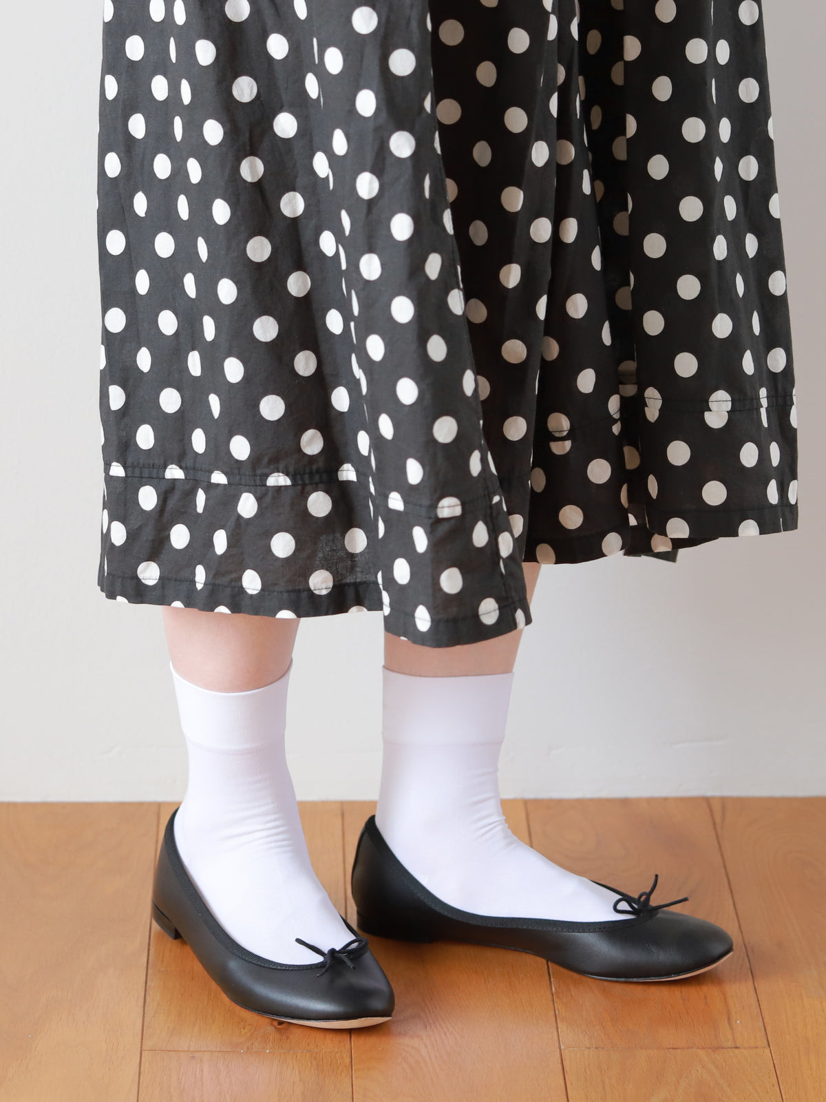 ソフティナイロンショートソックス - リリー(サラシ)