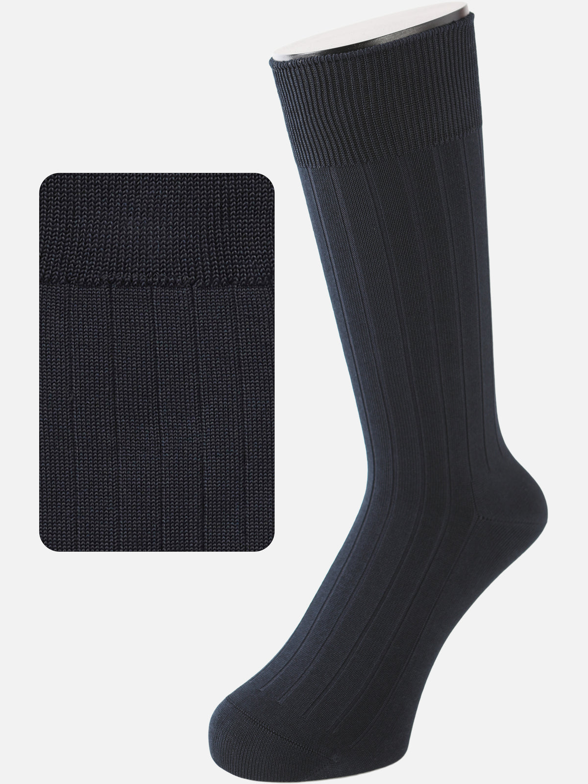 【Tabio MEN】9×2太リブソックス(27.0～29.0cm) - ノウコン