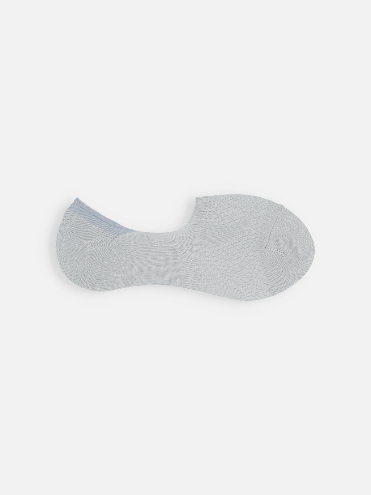 【Tabio MEN】GF/消臭＋COOLMESH脱げにくいカバーソックス(27.0～29.0cm) - シルバーグレー