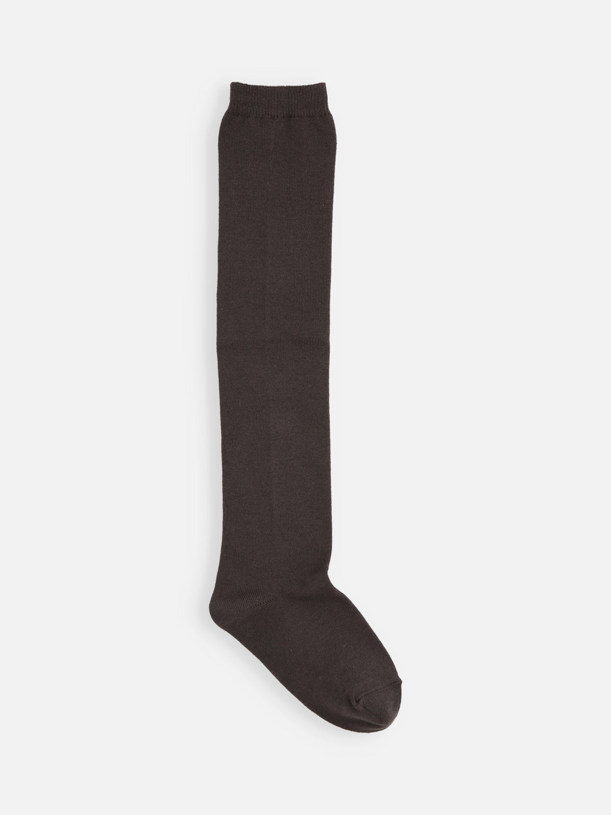 【キッズ】無地オーバーニーソックス / 16-18cm - コゲチャ