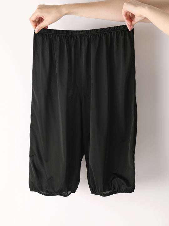 【透け対策】さらっと万能ペチパンツ4分丈