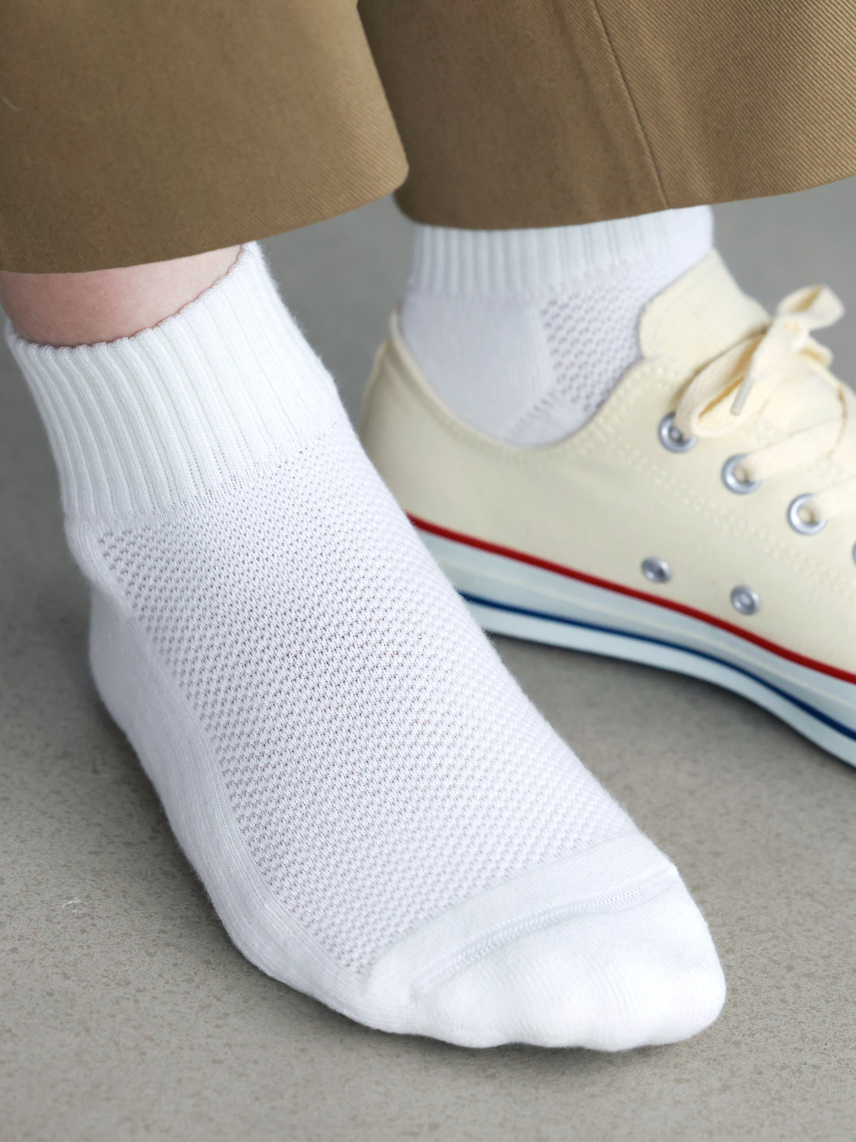 【Tabio MEN】大人男子が履けるRELAX PILEショートソックス