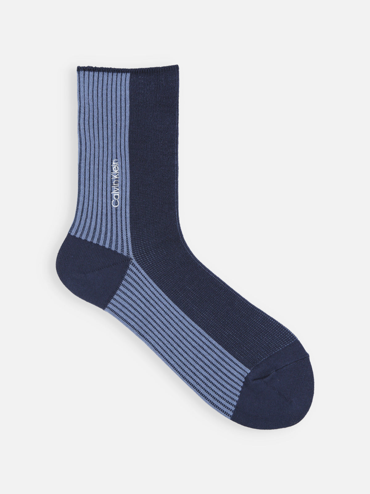 Calvin Klein 刺繡ストライプソックス - コン