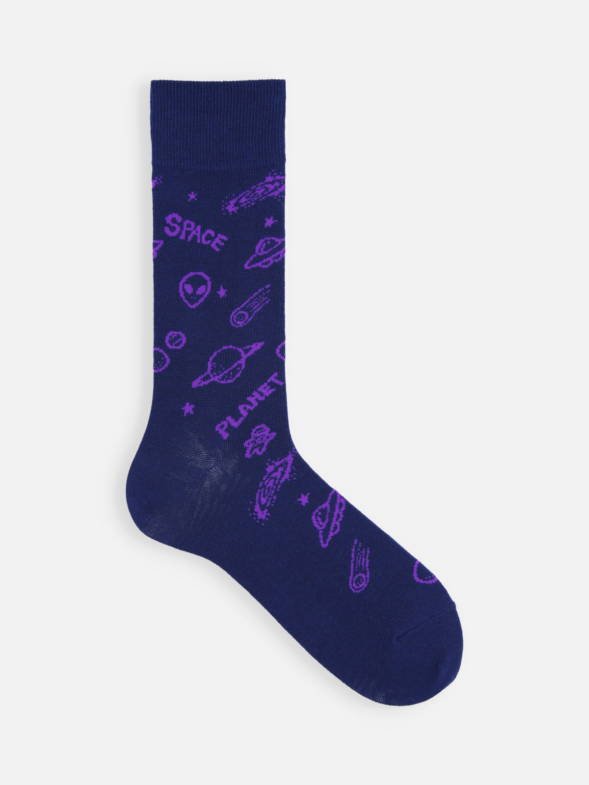 【Tabio MEN】インザスペースソックス - ナイトブルー