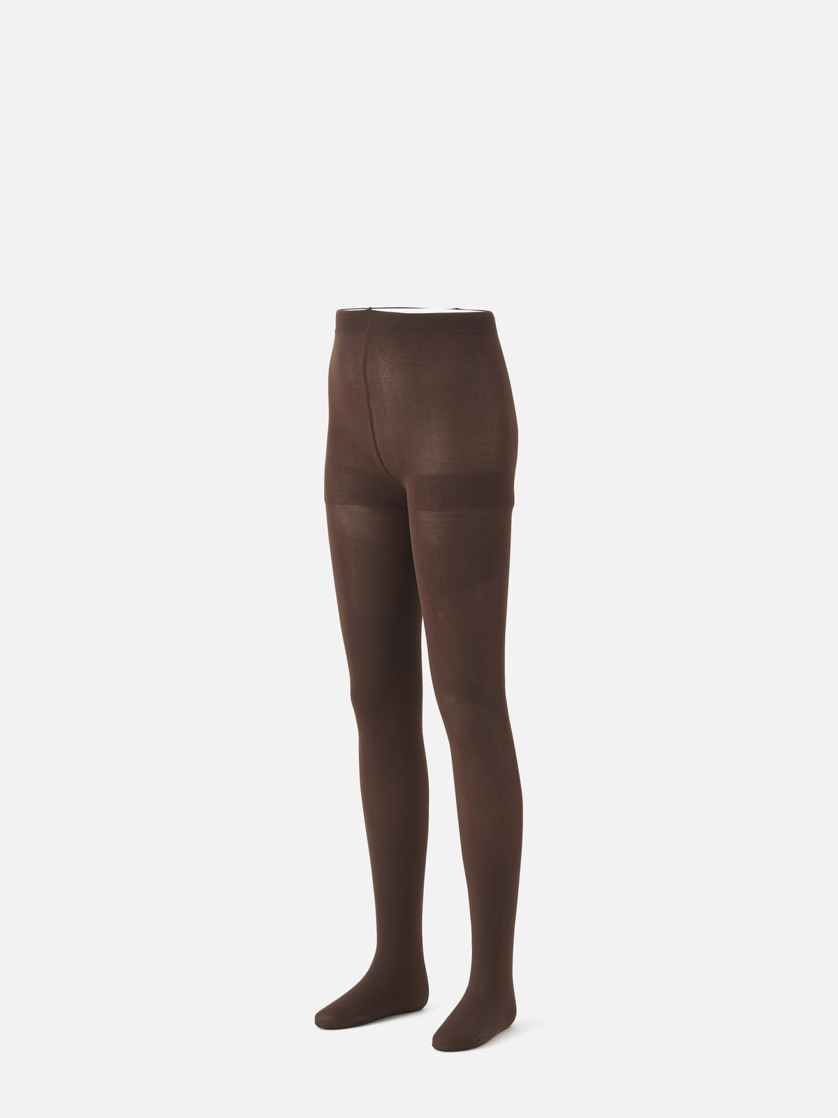 【キッズ】80デニールタイツ / 95-115cm - コゲチャ
