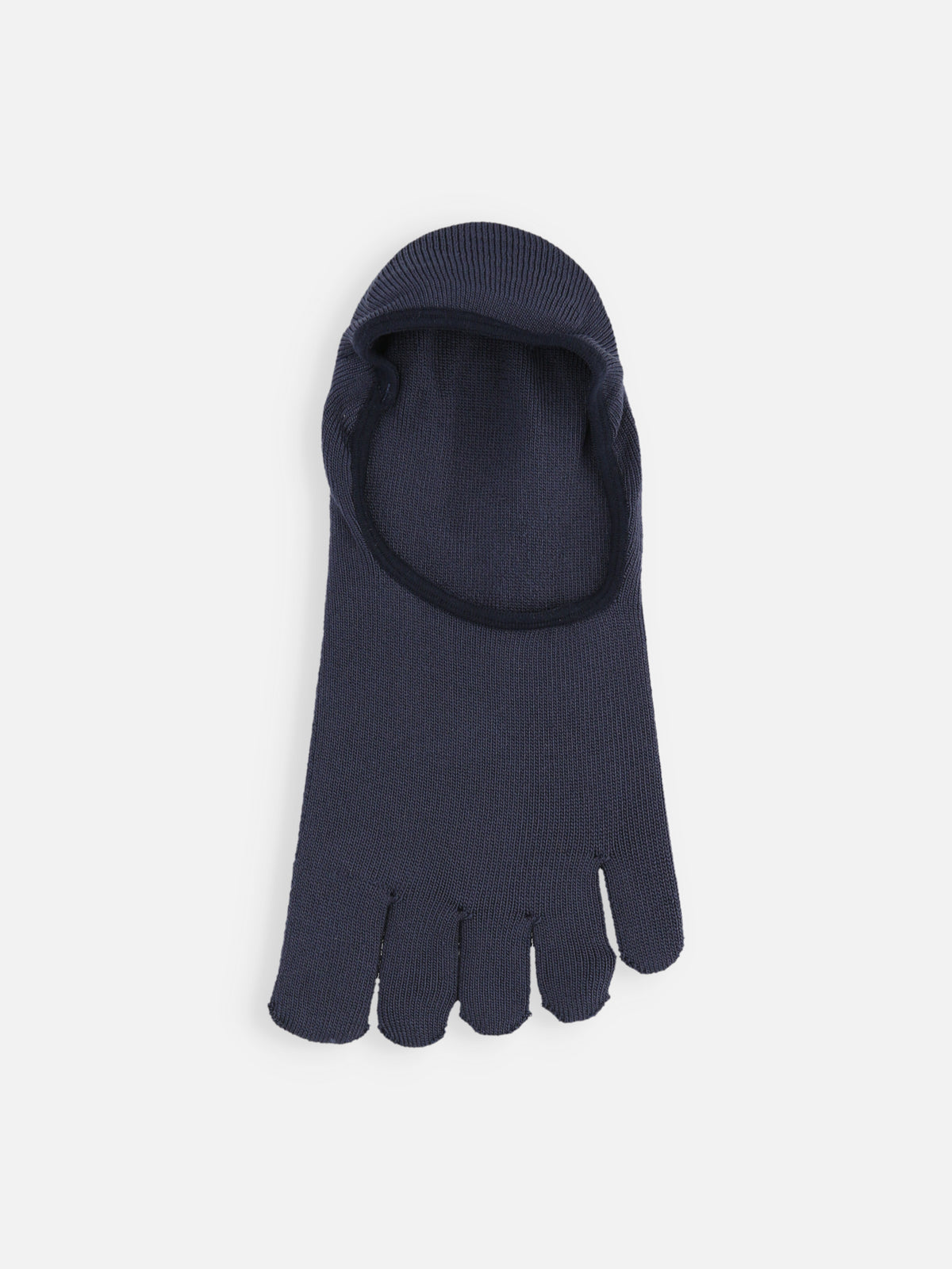【Tabio MEN】クールマックス五本指カバーソックス - ネイビー