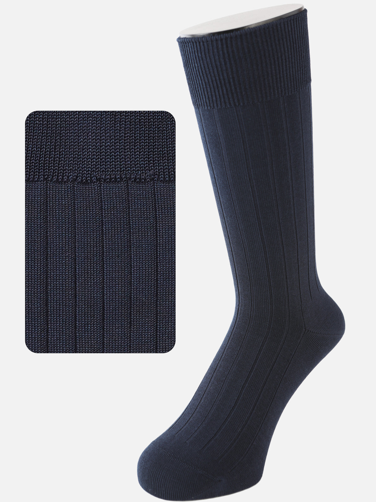 【Tabio MEN】9×2太リブソックス(23.0～25.0cm)