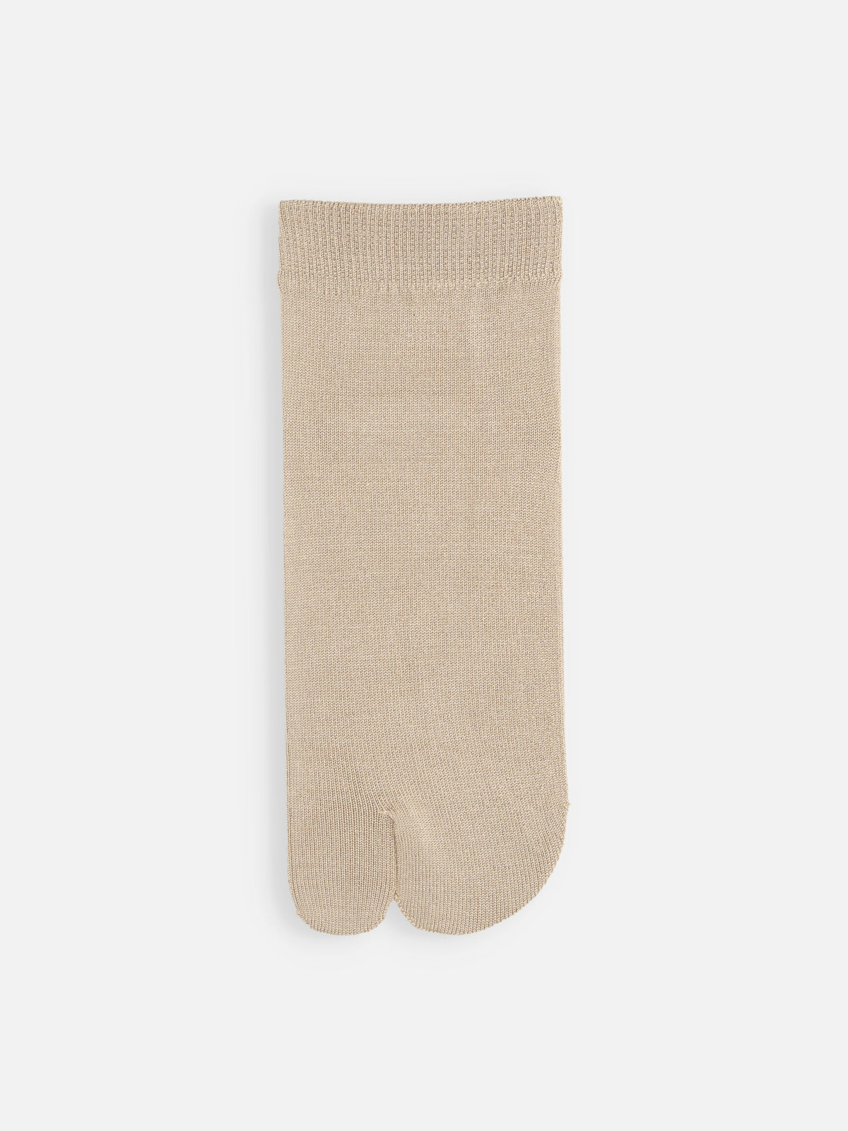 【絹肌Labo】シルク混 足袋ショートソックス / 22.0-24.0cm - ダルベージュ