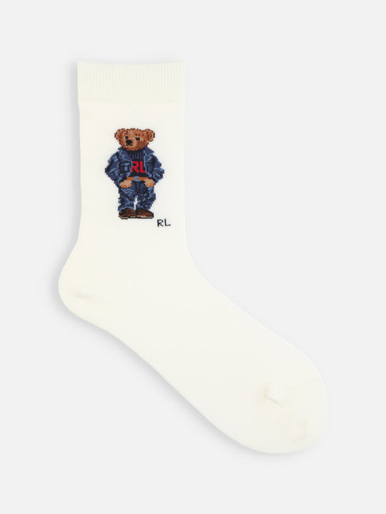 POLO デニムベアソックス