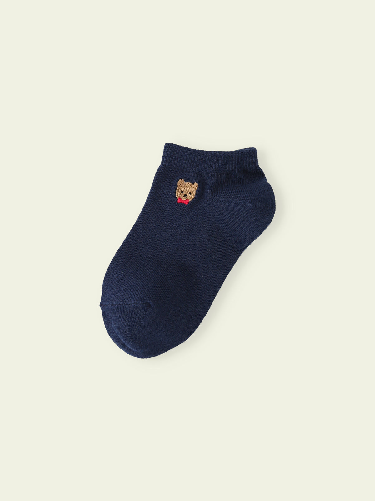 【3足1,485円】キッズ いろいろ刺繍スニーカー丈ソックス / 19‐21cm