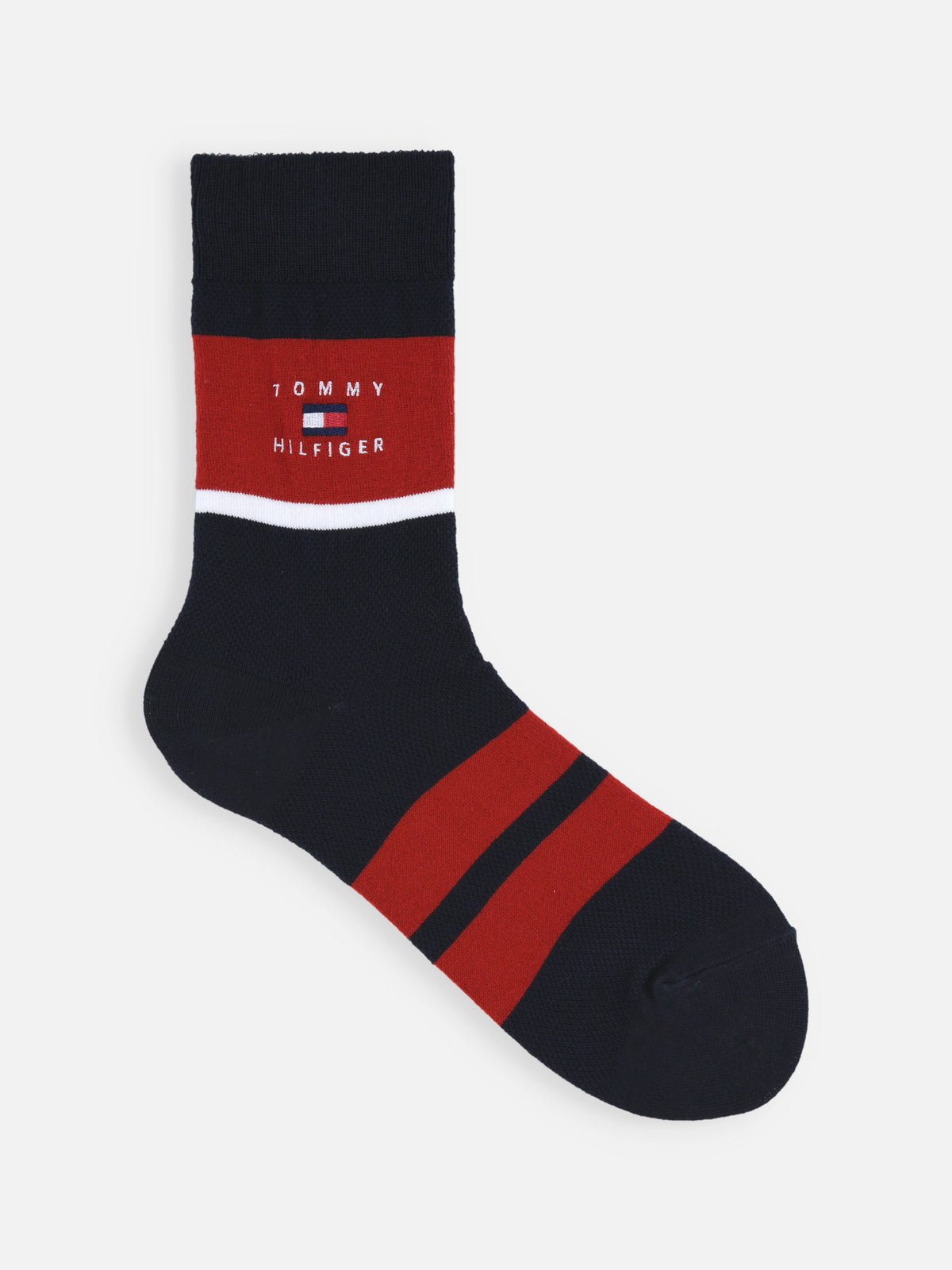 TOMMY HILFIGER ポロカノコラインソックス - ネイビー