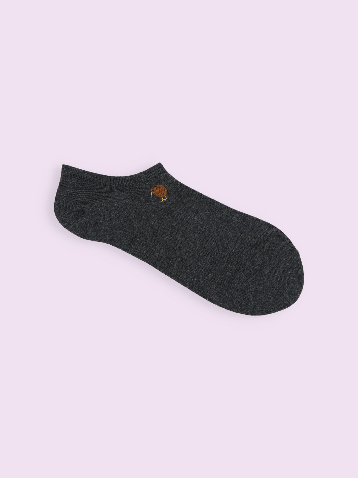 【3足1,485円】いろいろ刺繡スニーカー丈ソックス - キウイ