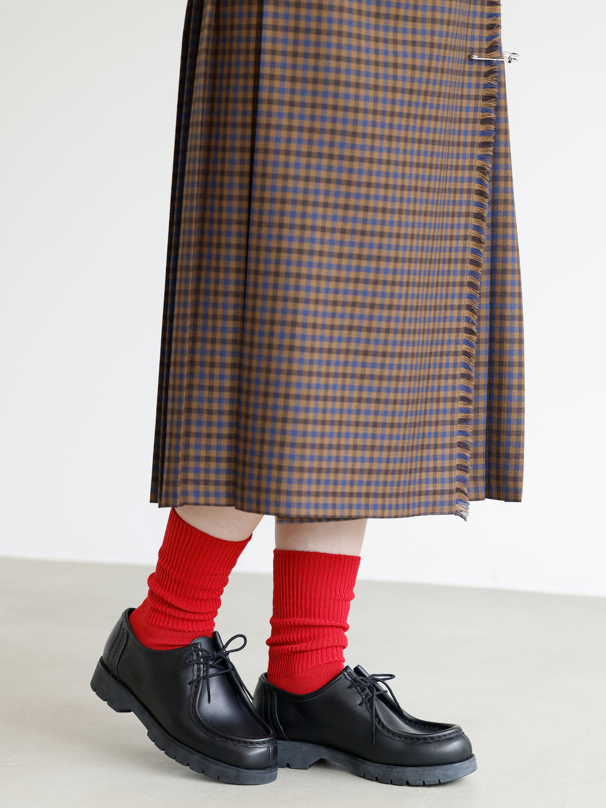 【WEB限定】大人が履けるルーズソックス - レッド