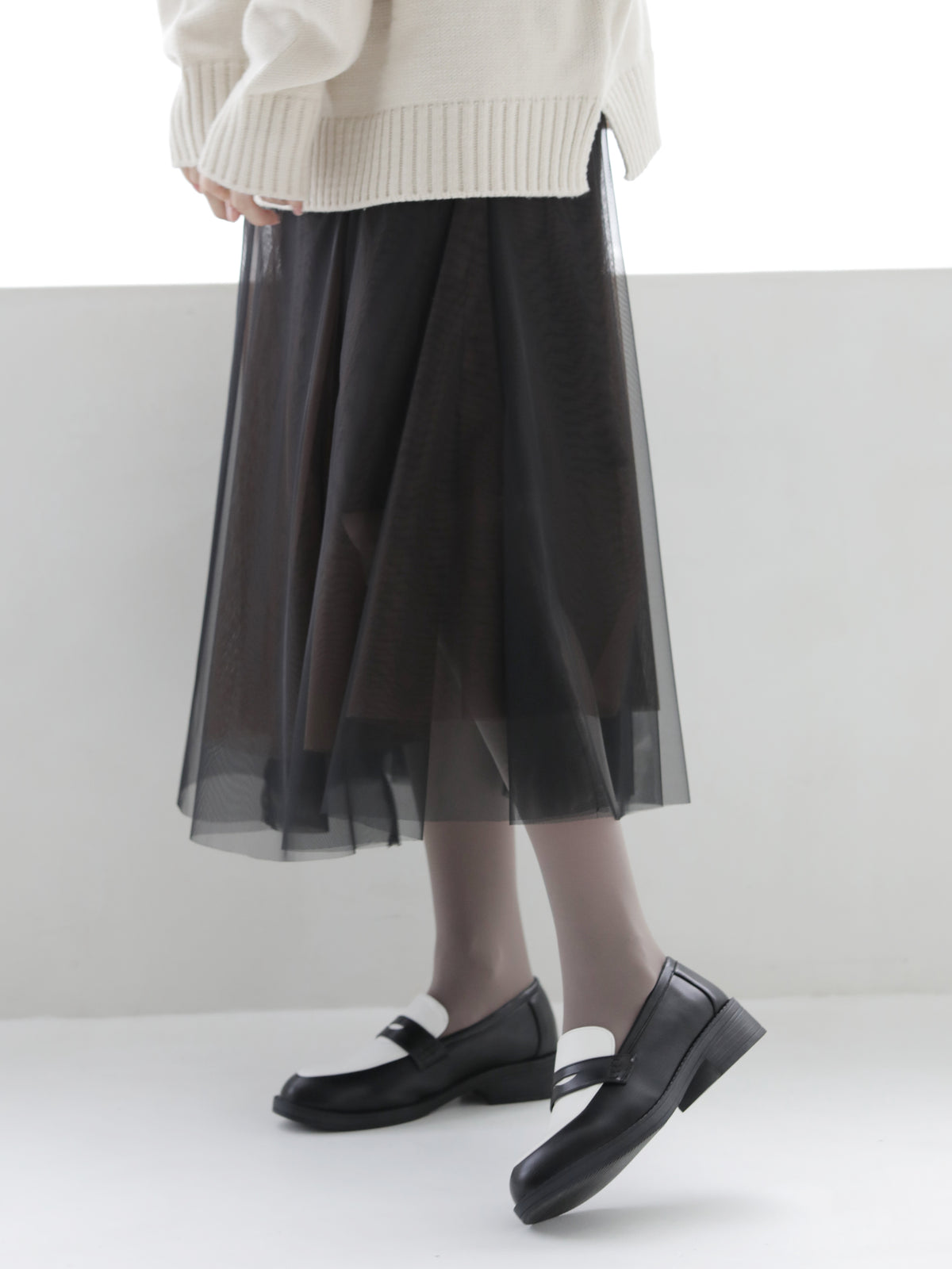 【ほどよく透けて、ちょうどいい】60デニール プレミアムタイツ /M-Lサイズ