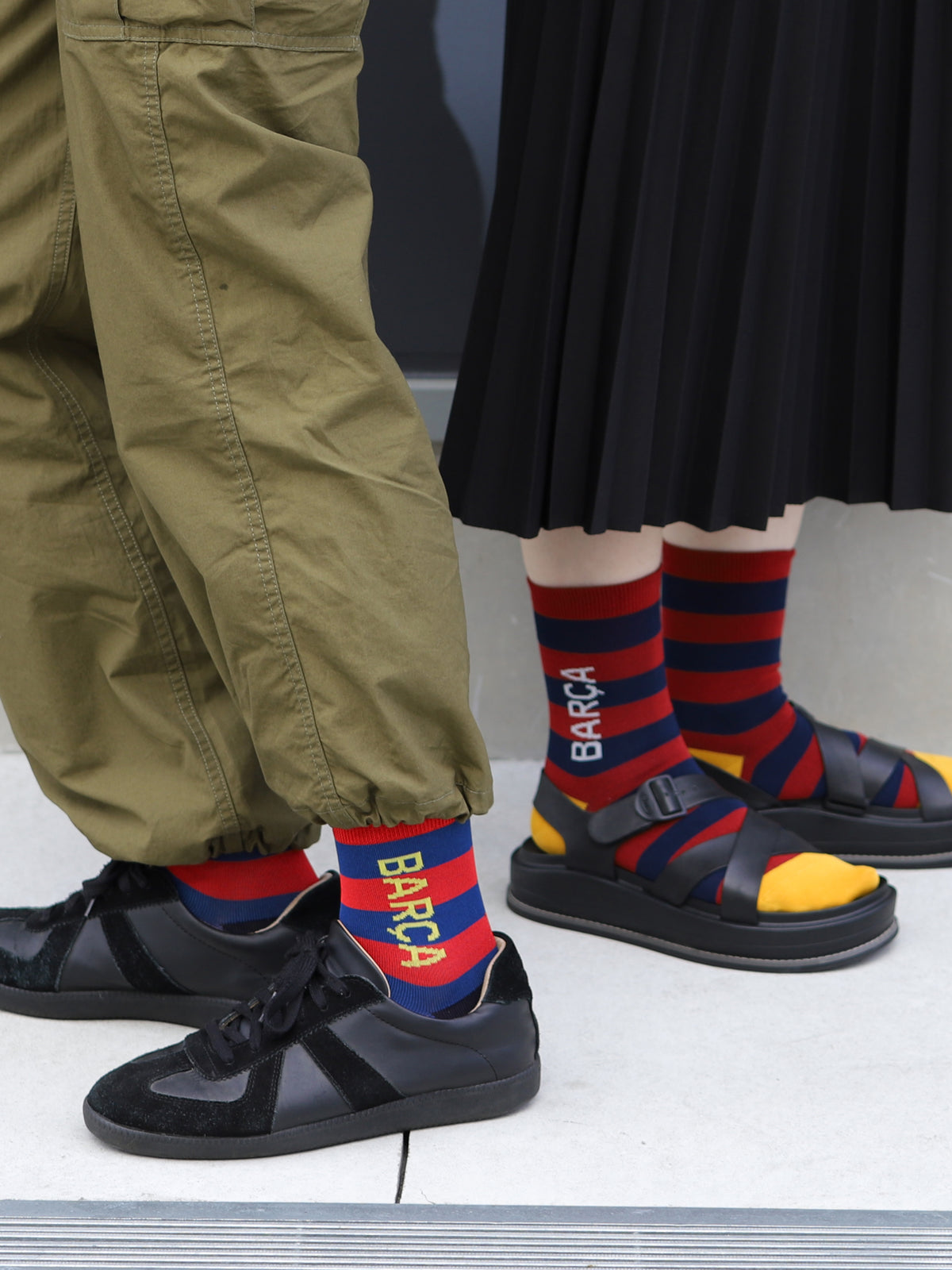 FC Barcelona ボーダーソックス