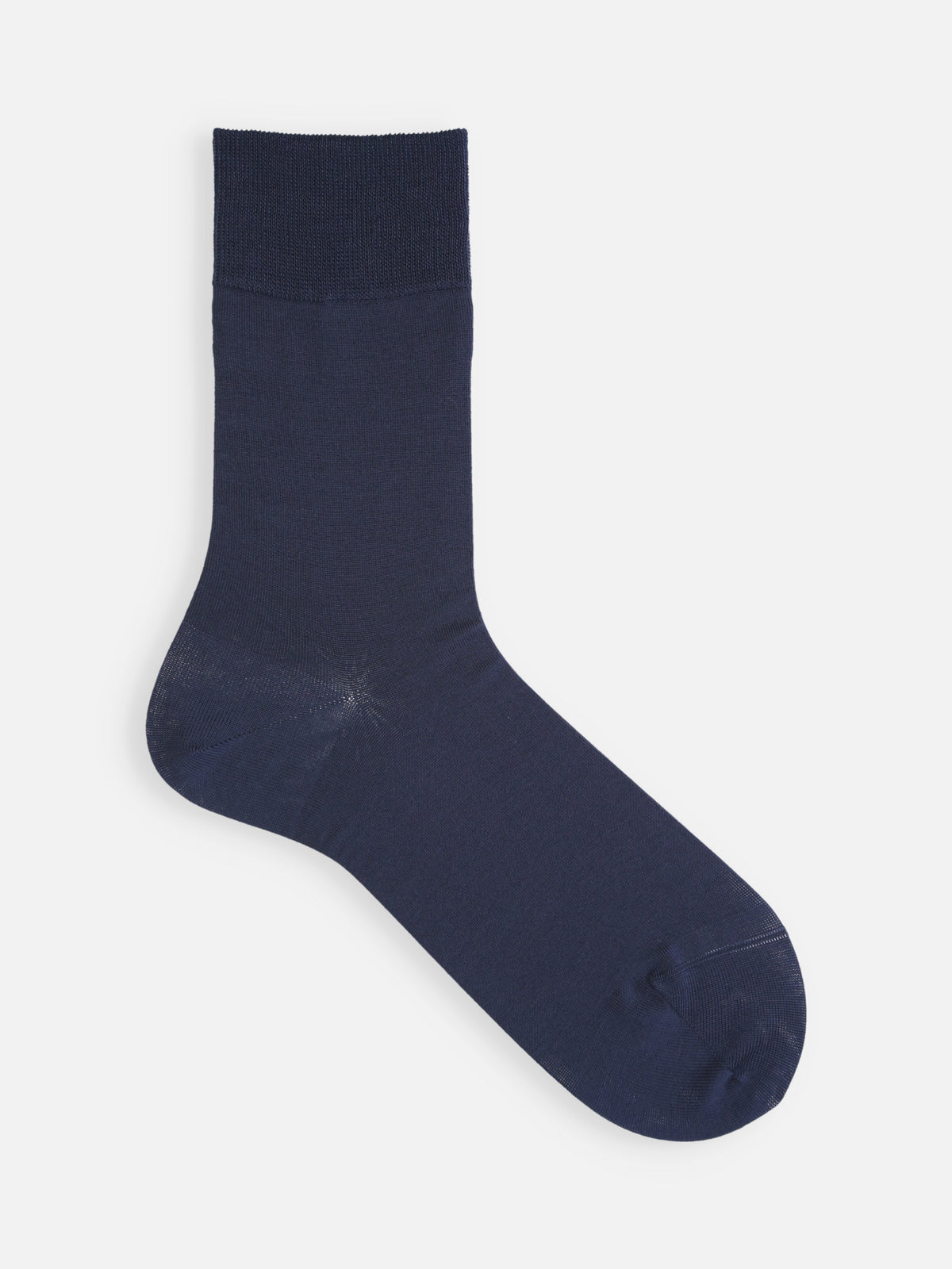 【Tabio MEN】ゴム無し無地ソックス(25.0〜27.0cm) - ダークネイビー