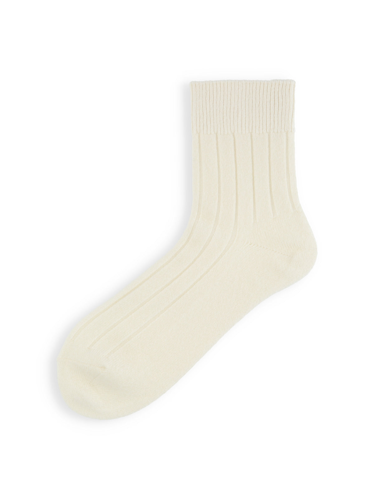 【Tabio MEN】PURE WOOLワイドリブショートソックス