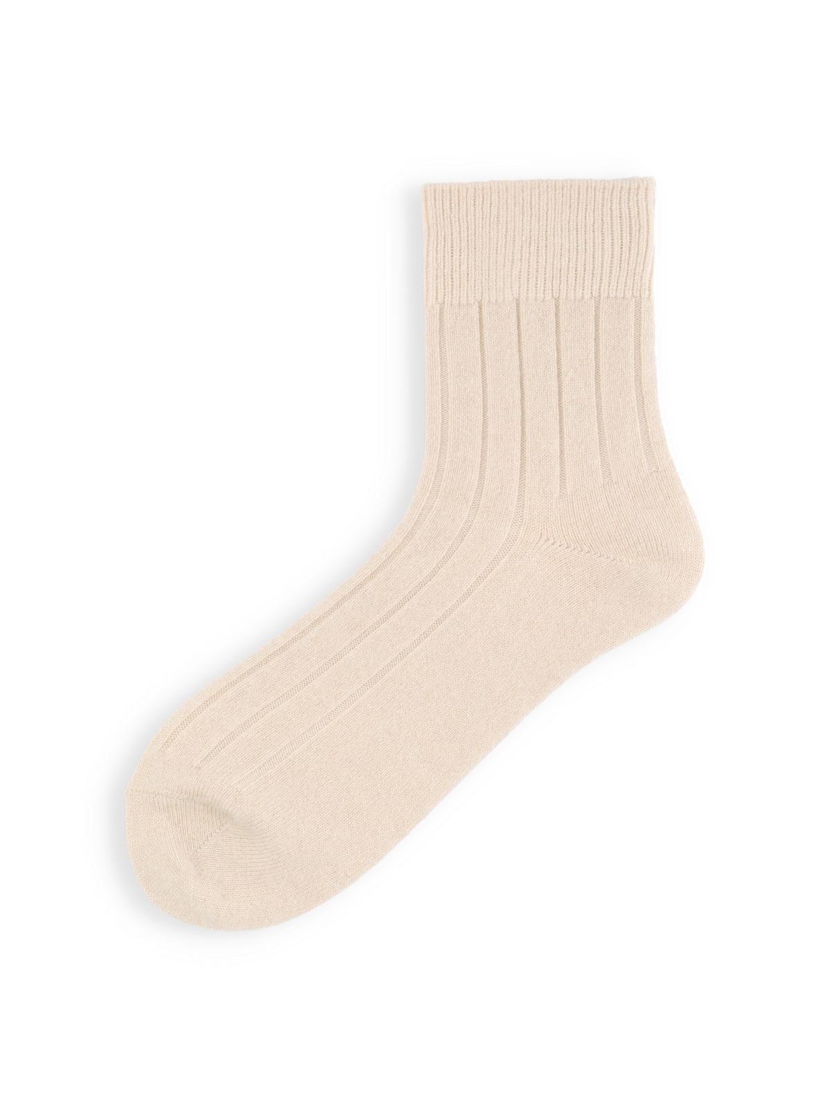 【Tabio MEN】PURE WOOLワイドリブショートソックス