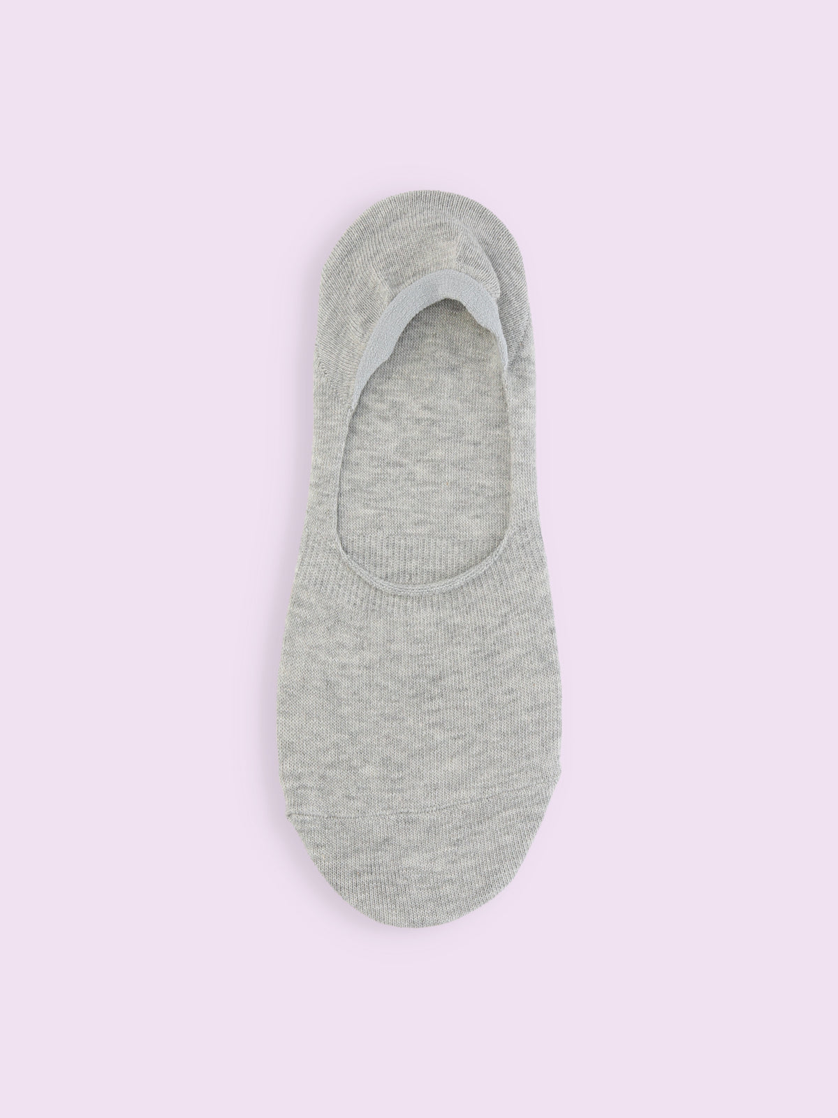 【3足1,485円】無地カバーソックス / 深履きタイプ - グレー