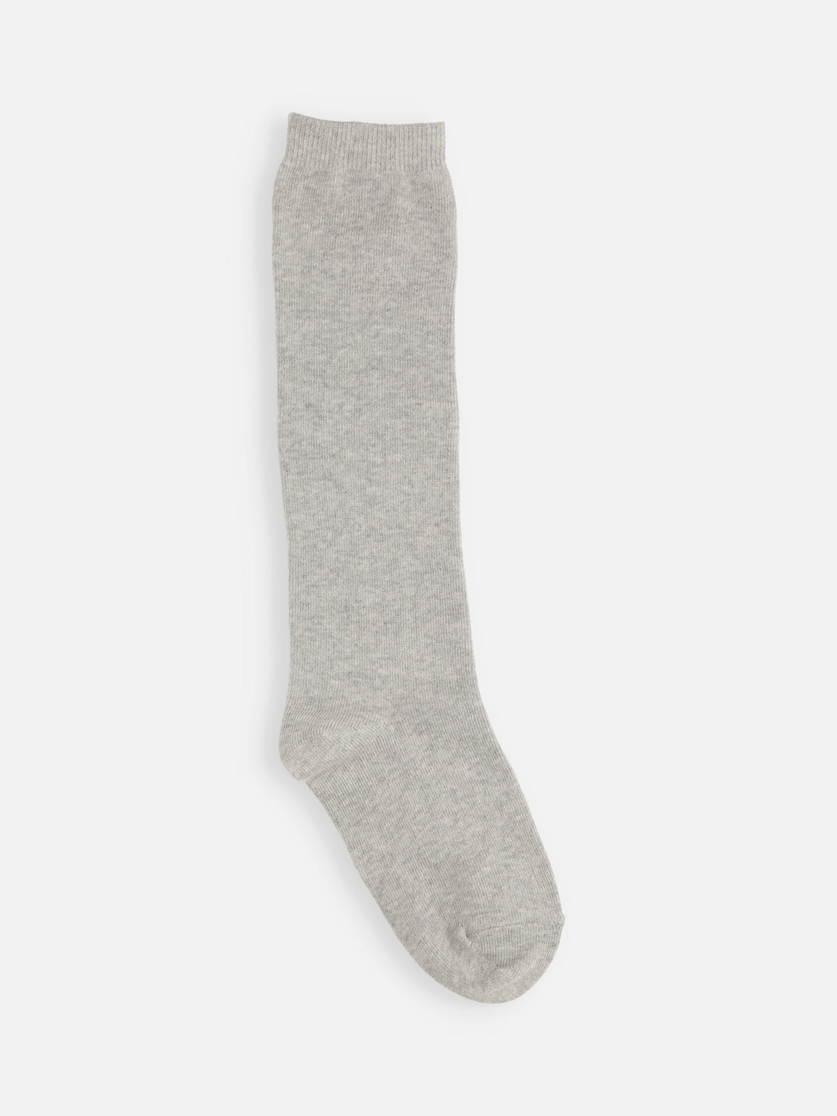 【キッズ】ベタハイソックス / 19-21cm - グレーモク