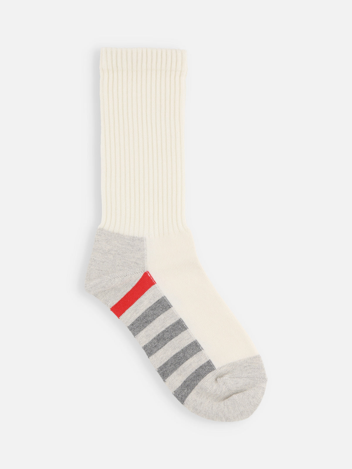 【キッズ】足底の汚れが目立たないソックス / 19-21cm - キナリ＋アカ