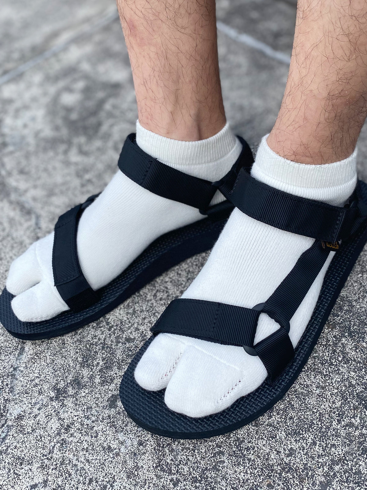 【Tabio MEN】パイル足袋スニーカー丈ソックス